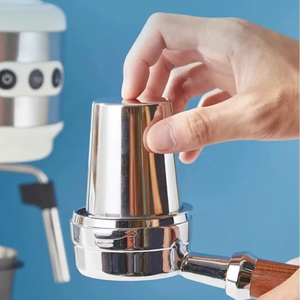 58mm Stainless Steel Dosing Cup Coffee Aroma Sniffing Mug Accessory Modern For Coffee Filter Holder Home Kitchen Coffee Station