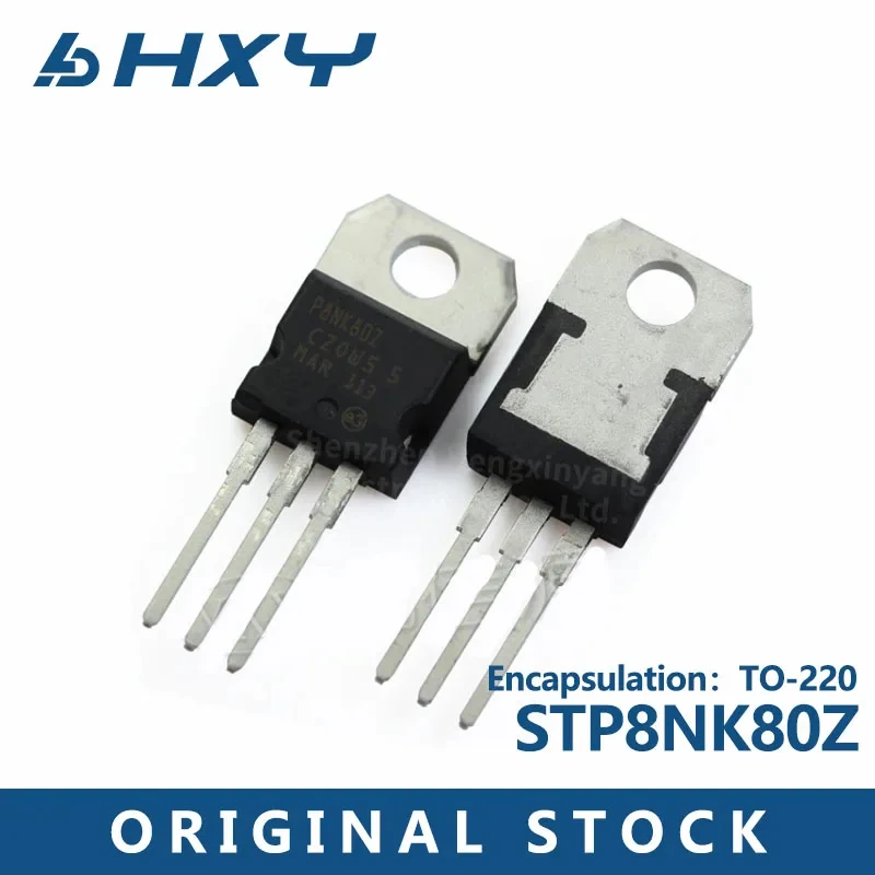 10PCS STP8NK80Z P8NK80Z TO-220 package in-line 800V 6.2A MOS FET