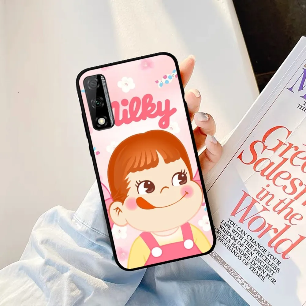 Fujiya Milky Peko-Chan Phone Case For Huawei Y9 6 7 5 Prime Enjoy 7s 7 8 plus 7a 9e 9plus 8E Lite Psmart Shell