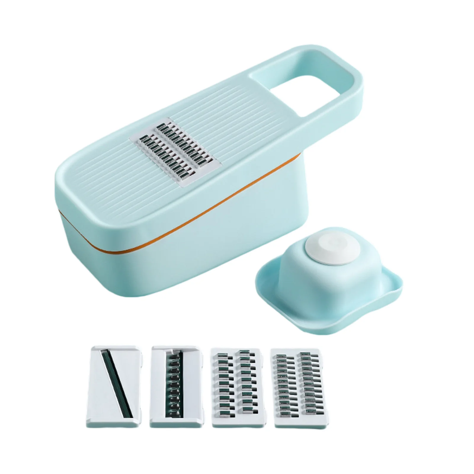 Vegetable Cutter Grater Manual Slicer Chopper Multifunctional Food Chopper With Replaceable Handheld Slicer With