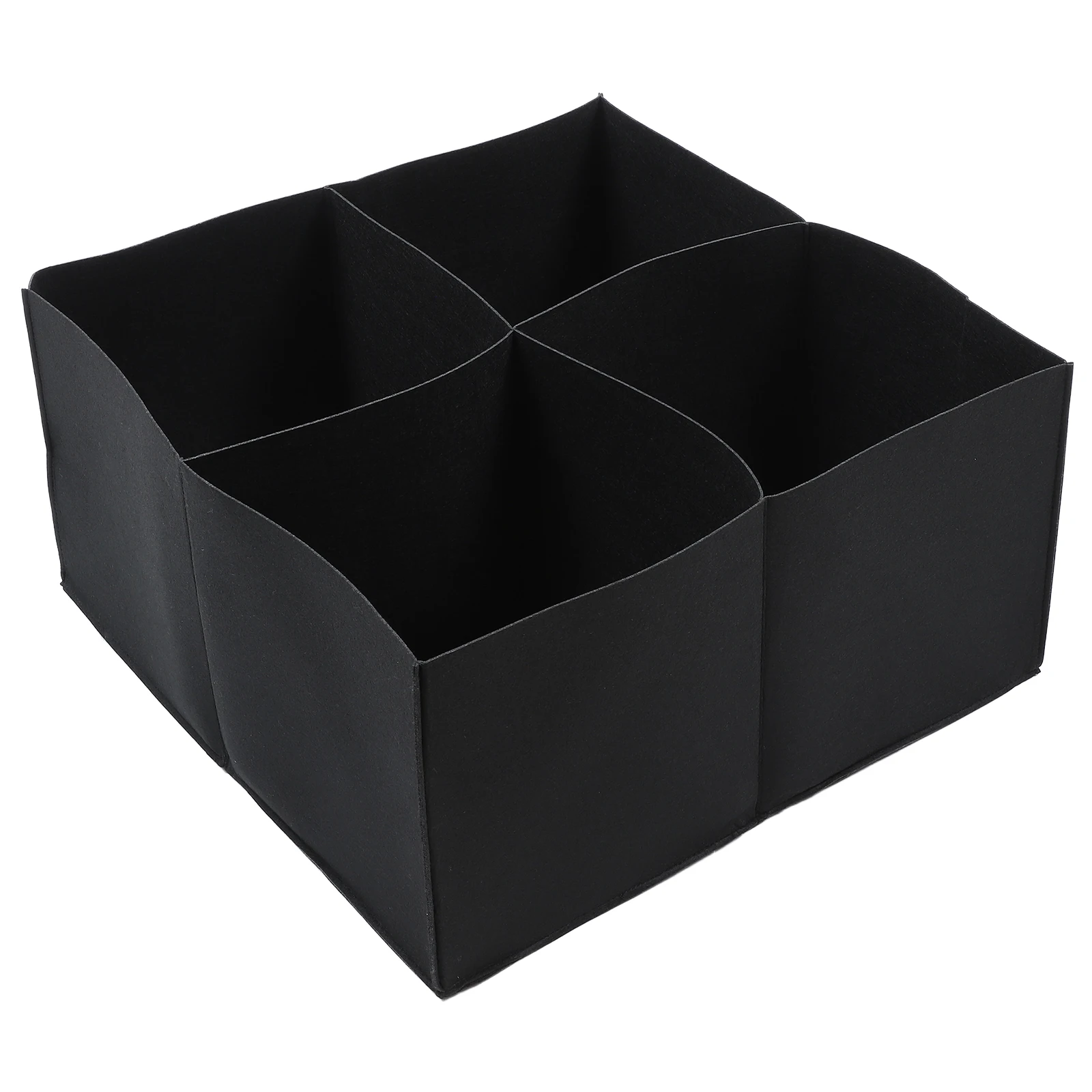 

Beauty Gardening Container Grow Rectangle Beds Black Raised Planter Vegetable Pot Durable Non Woven Suitable Onions