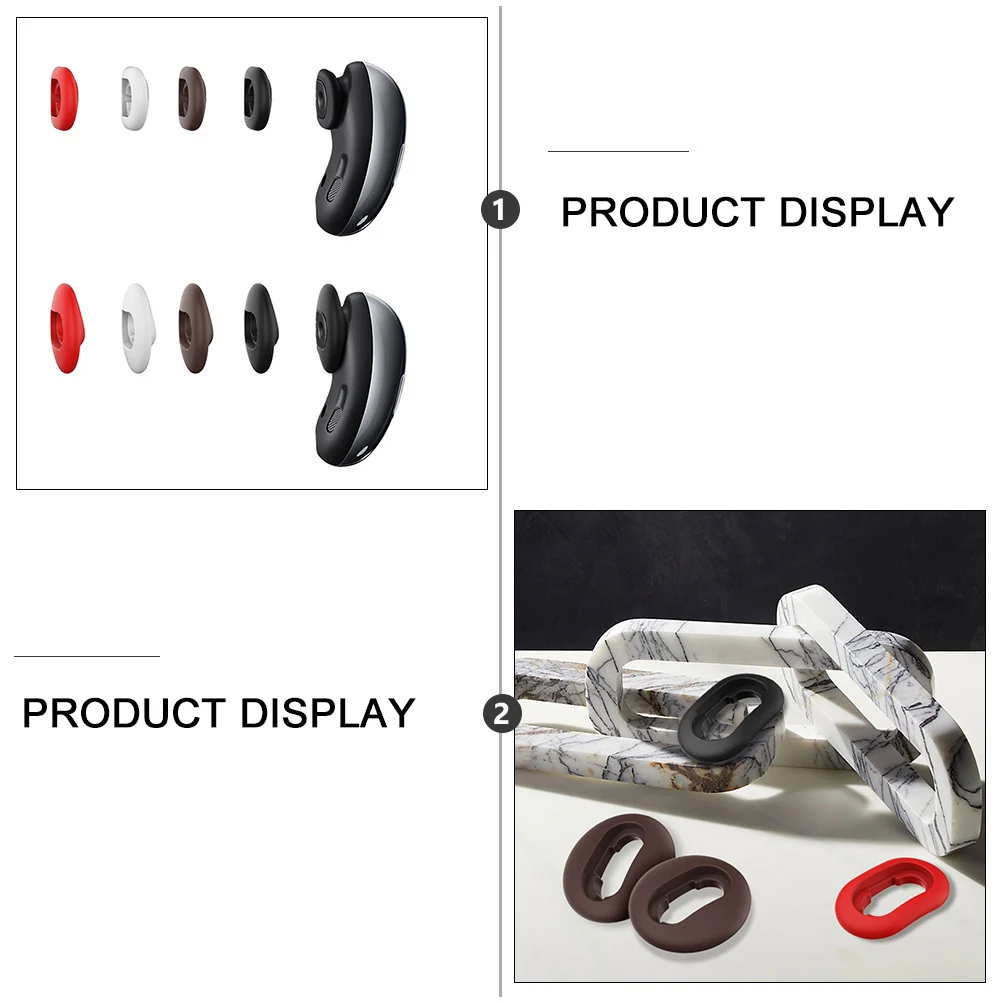 

Headset Earplugs Silicone Eartips Replacement Wireless Earphone Tips Comfortable Easy Clean Suitable Original