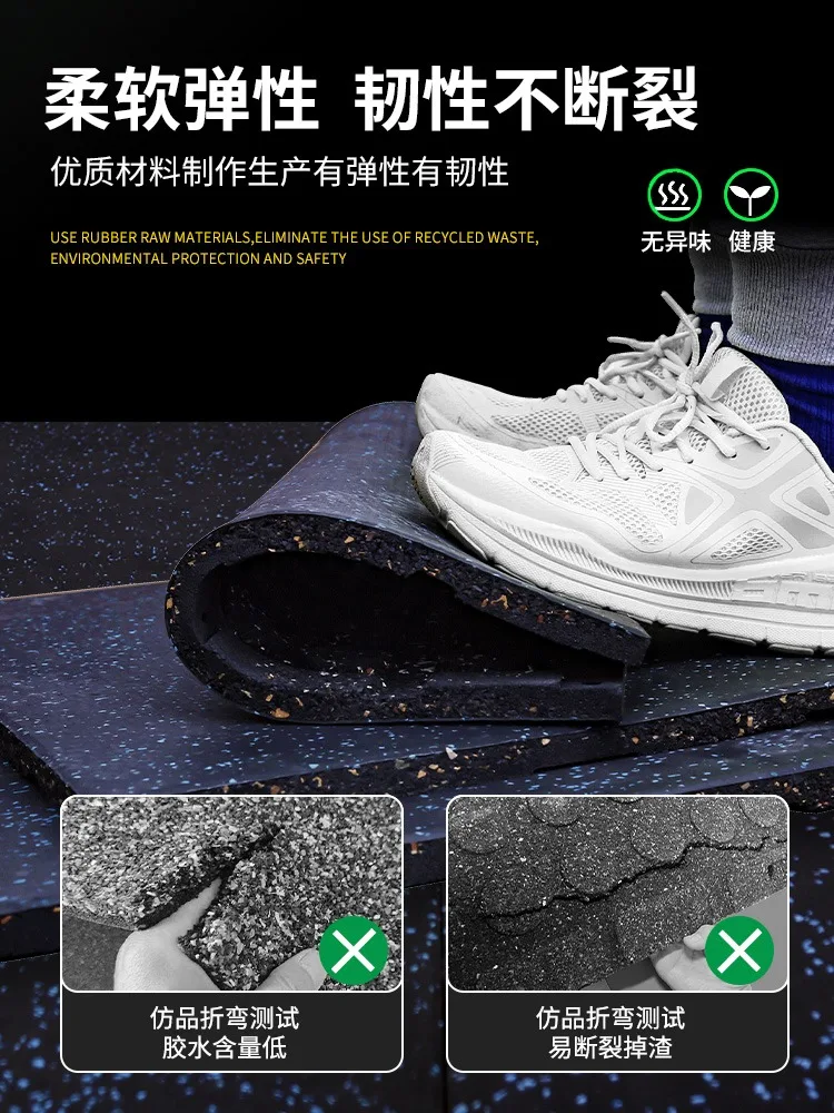 2025Piastrelle per pavimenti in gomma ecologica di alta qualità Pavimento per tappetino da palestra per interni ed esterni per applicazioni di officine