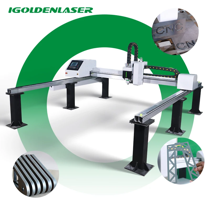 3/4 Akset CNC Lasermaskin for Metall - alternate angle