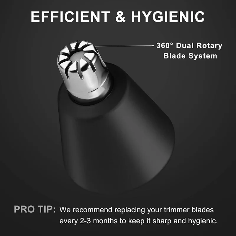 Replacement Blade for Manscaped The Weed Whacker Nose Hair Trimmer Blades, Hygienic Twist-On Replacement Blades