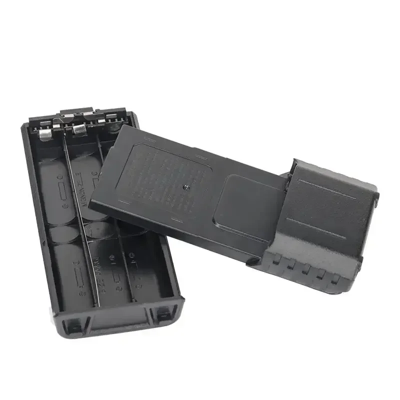 Baofeng 6 x AA-Batteriegehäuse UV-5R Walkie Talkie-Batterien Power Shell Tragbares Radio-Backup-Stromversorgung für UV 5R UV-5RE UV-5RA Abdeckung