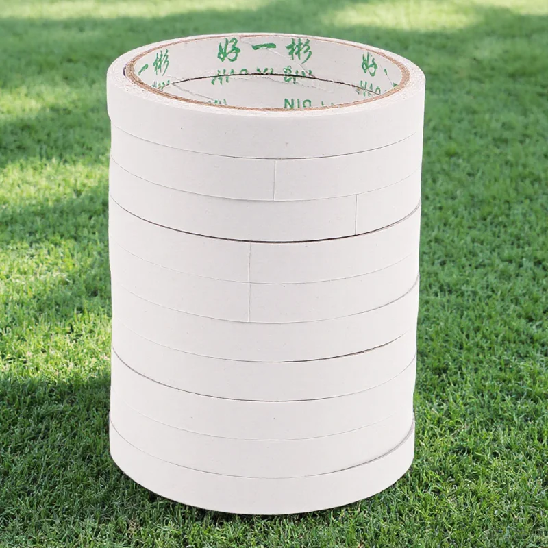 

10pcs Double Sided Adhesive Tape Heavy Duty Craft Supplies White Multipack Strong Adhesion Smooth Surface Dry Conditions Office
