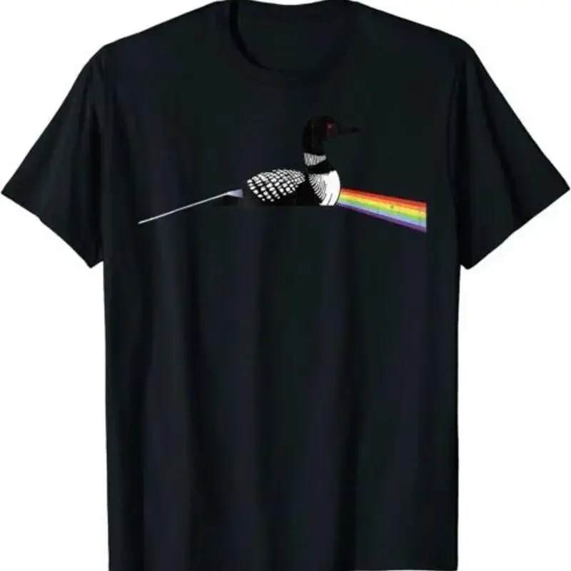 New Limited Original Classic Dark Side Of The Loon Bird Watching T Shirt