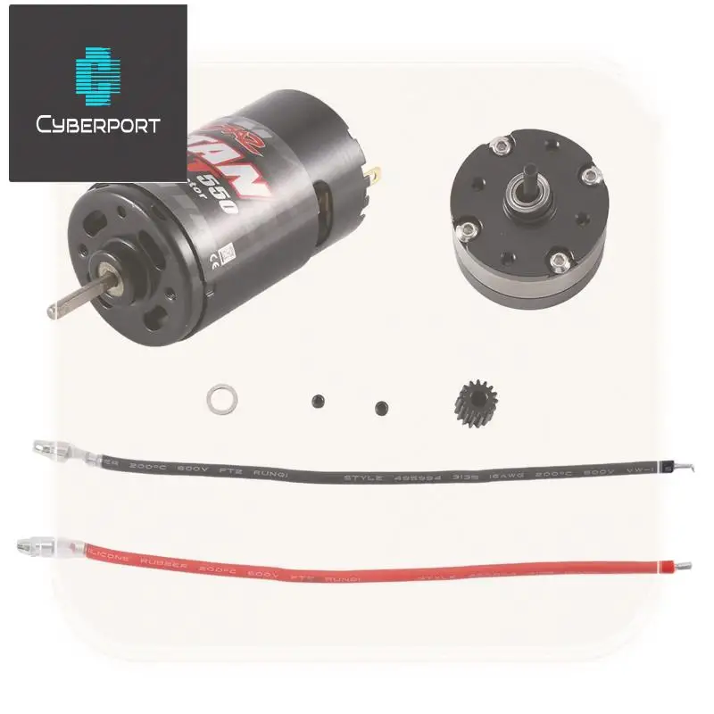 24-Hour Delivery RCXAZ 550 Brushed Motor And 1:4.2 Ratio Reducer Planetary Gearbox For 1/10 RC Crawler Car Axial SCX10 TRAXXAS T
