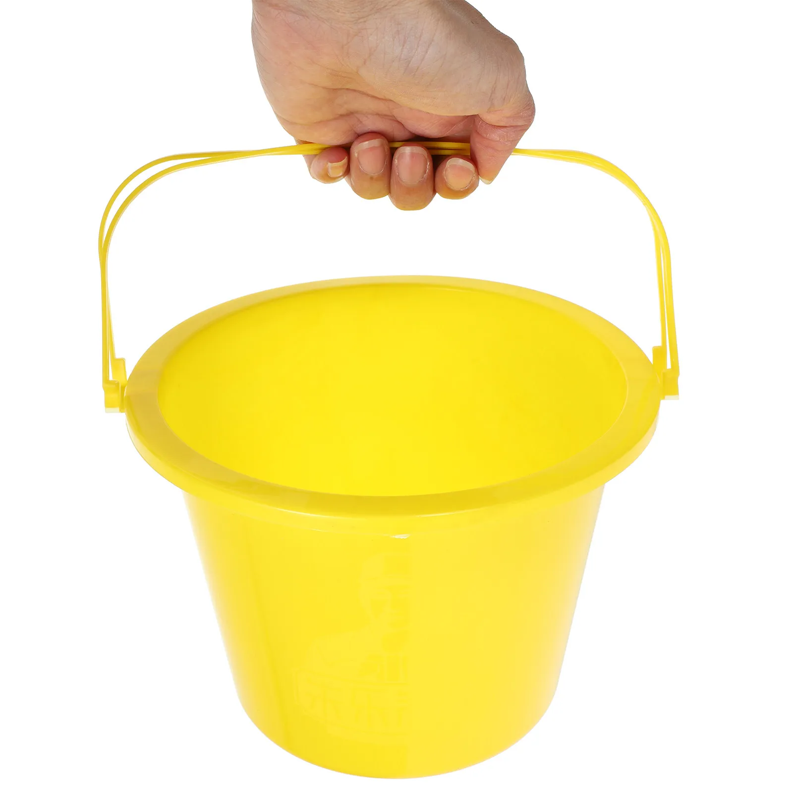 Plastic Paint Bucket Reusable Small Paint Pail with Handle Lightweight Portable Painting Bucket for Storage Cleaning Outdoor Use