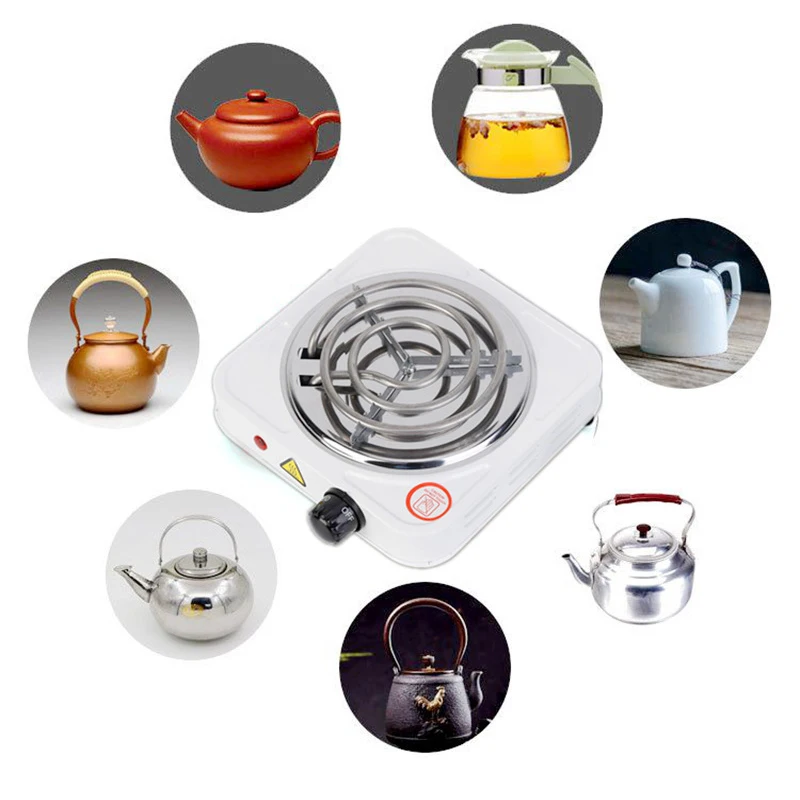 Kitchen Cooking Coffee Heater Chicha Fast Burning Hookah Shisha Coal Burner 1000W Hot Plate Barbecue Electric Stove