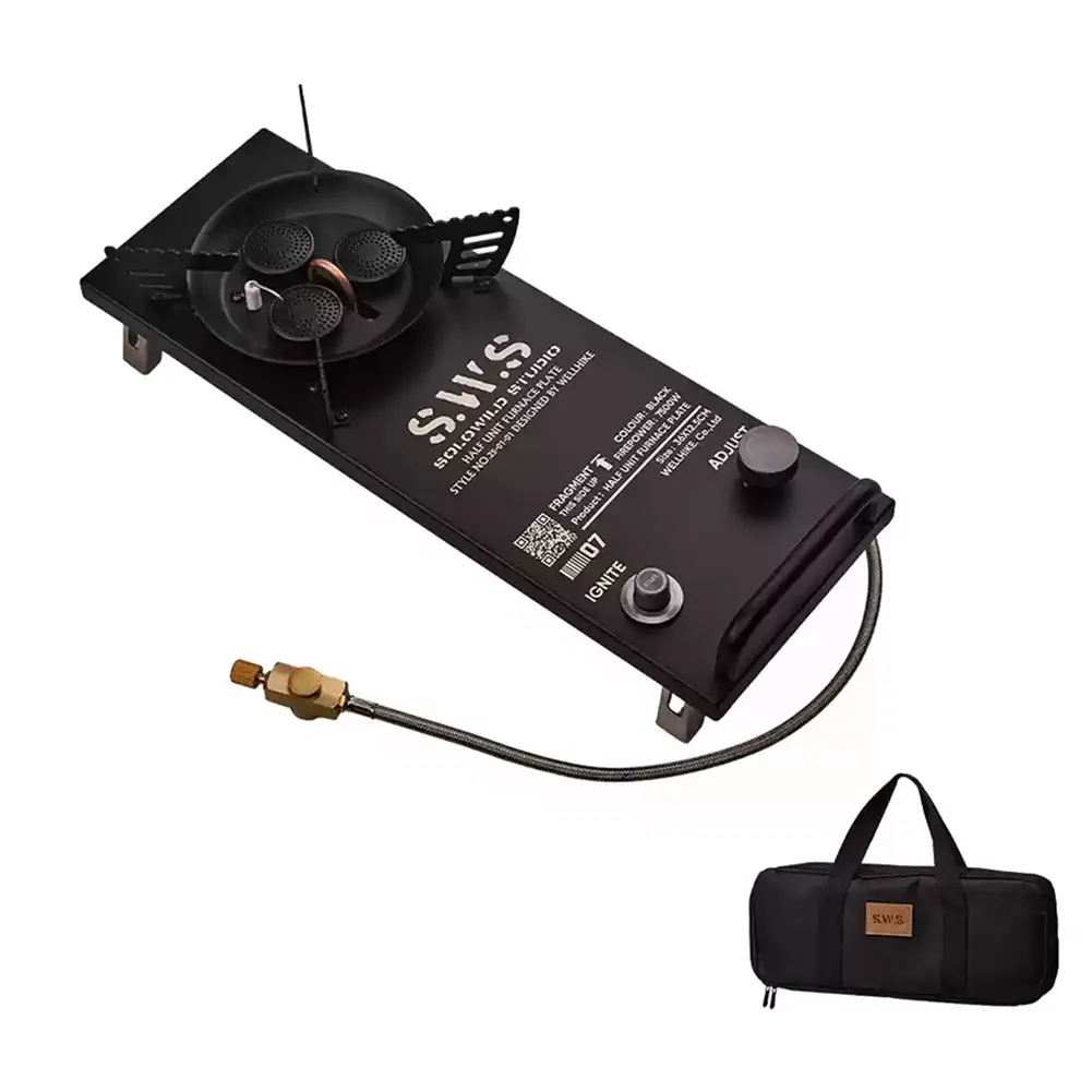 

7500W BBQ Grill Desktop Stove with Adjustable Burners High Power IGT Burner Folding Camping IGT Gas Burner for IGT Table