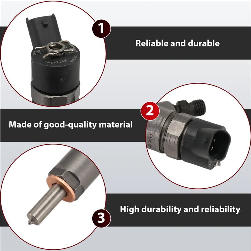 

New Crdi Diesel Fuel Injector 33800-27400 0445110245 For Hyundai Kia SANTA FE SONATA TUCSON SPORTAGE CARENS 2004-2009-FSM