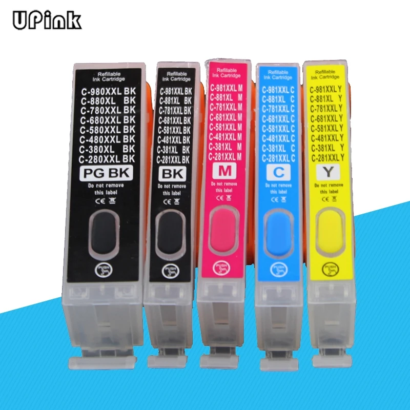 UPink PGI280 CLI281 XXL Empty Ink Cartridge Compatible For canon TS9120 TR8520 TS8220 TS6120 TS6220 TS8120 TR7520 TS9520 printer