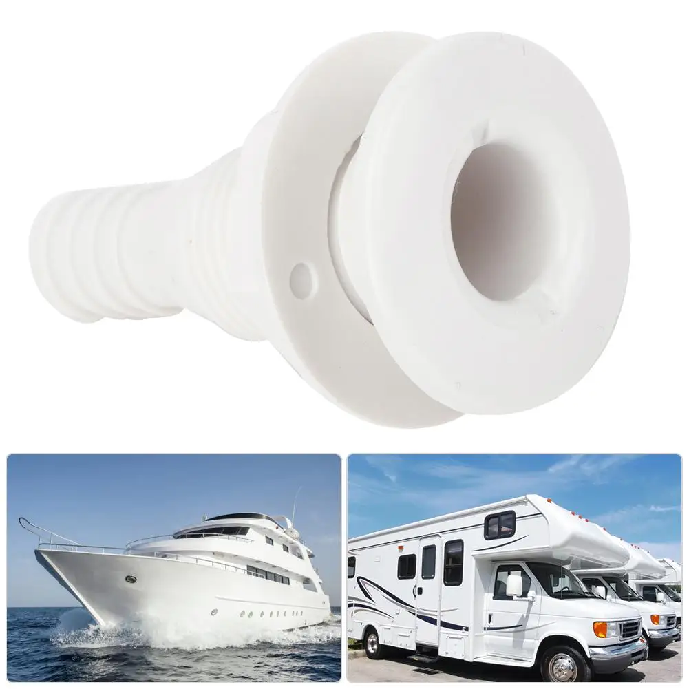 بلاستيك ABS   جسم قارب متين وخفيف الوزن     يخت سفلي     ملحق فتحة تهوية استنزاف الآسن 5/8 بوصة