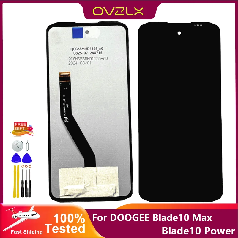 100% Original For DOOGEE Blade10 Power LCD Blade 10 Max LCD Display LCD Screen Replacement 100% Tested Well For Blade10 MAX LCD