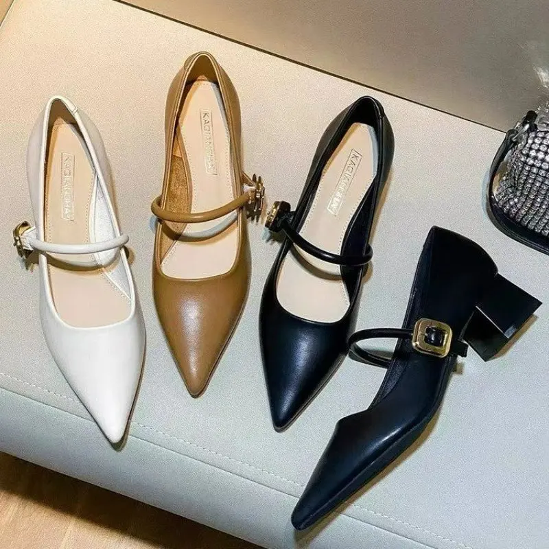 Casual Woman Shoe Autumn Round Toe Female Footwear Modis Moccasin Fall Boat Summer Pointed Toe Dress New 2024 Fashion Casual