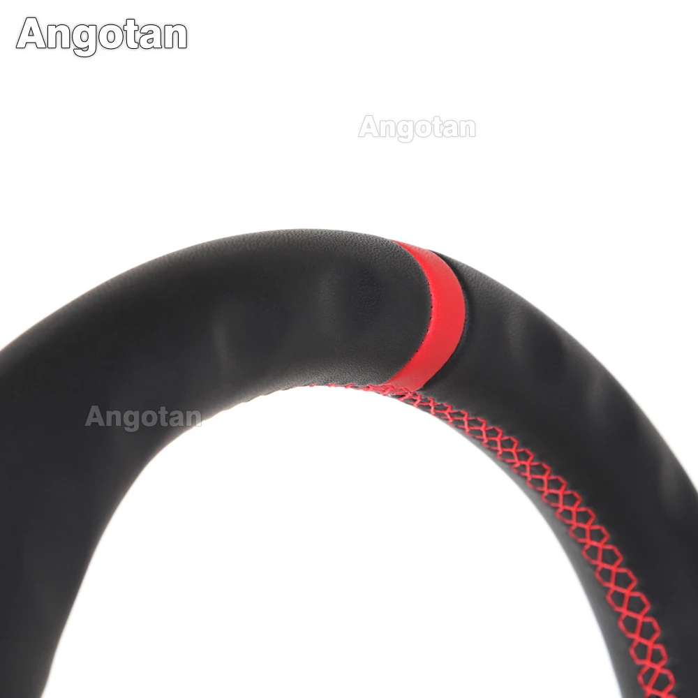 Setir Kulit Asli Untuk Ford F150 2015-2020 tanpa Lubang Paddle Shifter & Pemanas