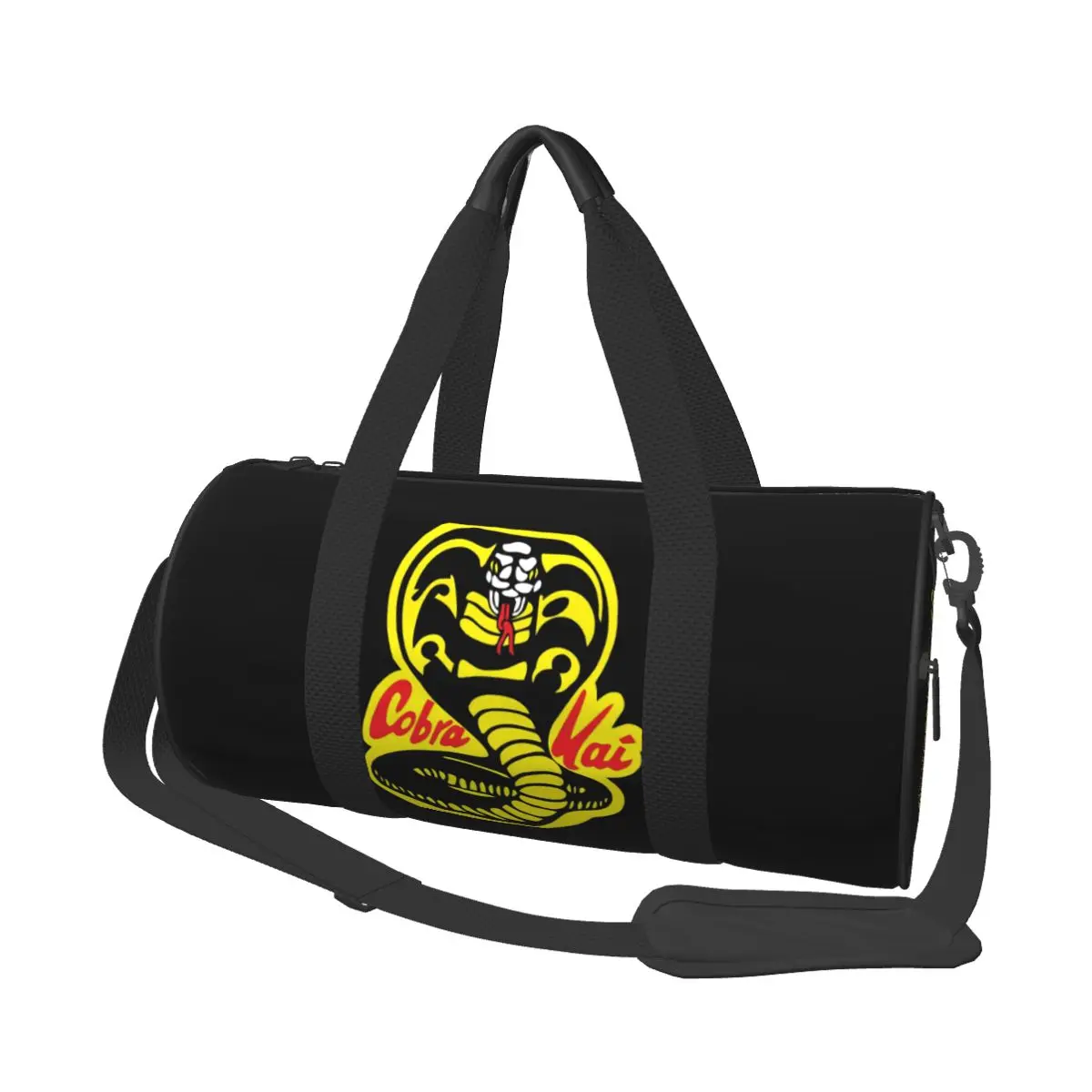 Cobra-bolsa de viaje con estampado de Taekwondo Kai para hombre, bolsa deportiva de gran capacidad, bolsa de gimnasio portátil, bolsa de Fitness colorida informal