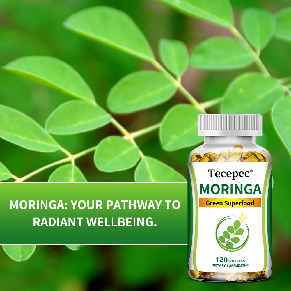 Moringa Green Superfood Supplement, Immune System and Energy Booster Fights Fatigue and Boosts Vitality