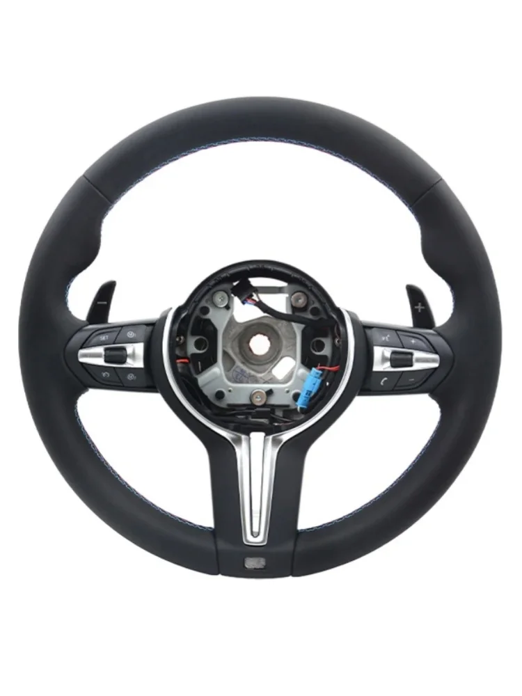 PU-Leder-Lenkrad passend für BMW F30 F31 F34 F10 F11 F07 F20 F21 F22 F23 F32 F06 F12 F01 F02 1-7er Serie Perforiertes Leder Auto-Zubehör