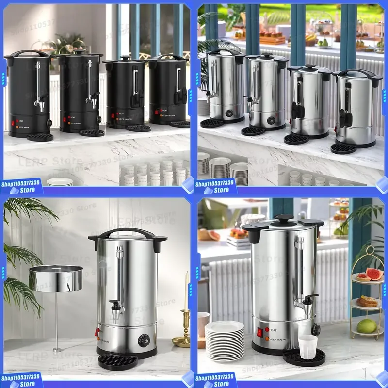 2800W Electric Water Bucket 304 Stainless Steel Large Capacity Commercial Insulation Equipment for Hotel Teahouse Use Large