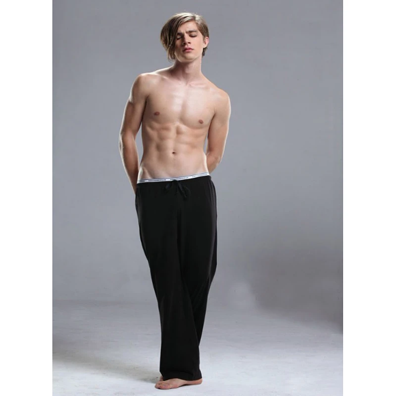 Free shipping Men\'s slim, , household sport, yoga, , running, casual pants, ice cream slacks