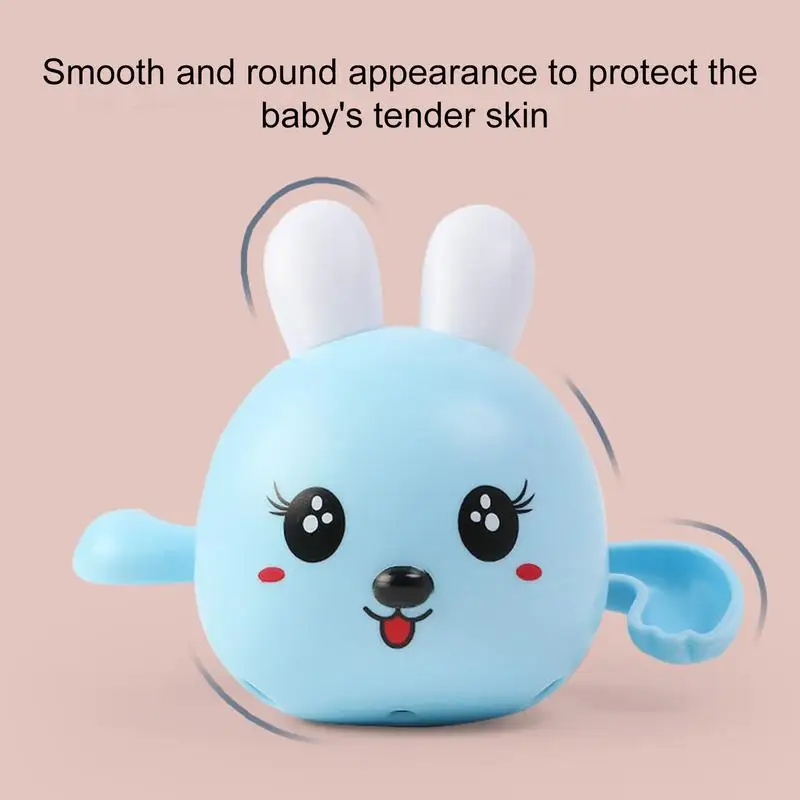 Bunny Bath Toys Clockwork Animal Shower Toys Cute Animal Bathtub Toy Girl Boy Bathroom Interactive Toys For Swimming Pools