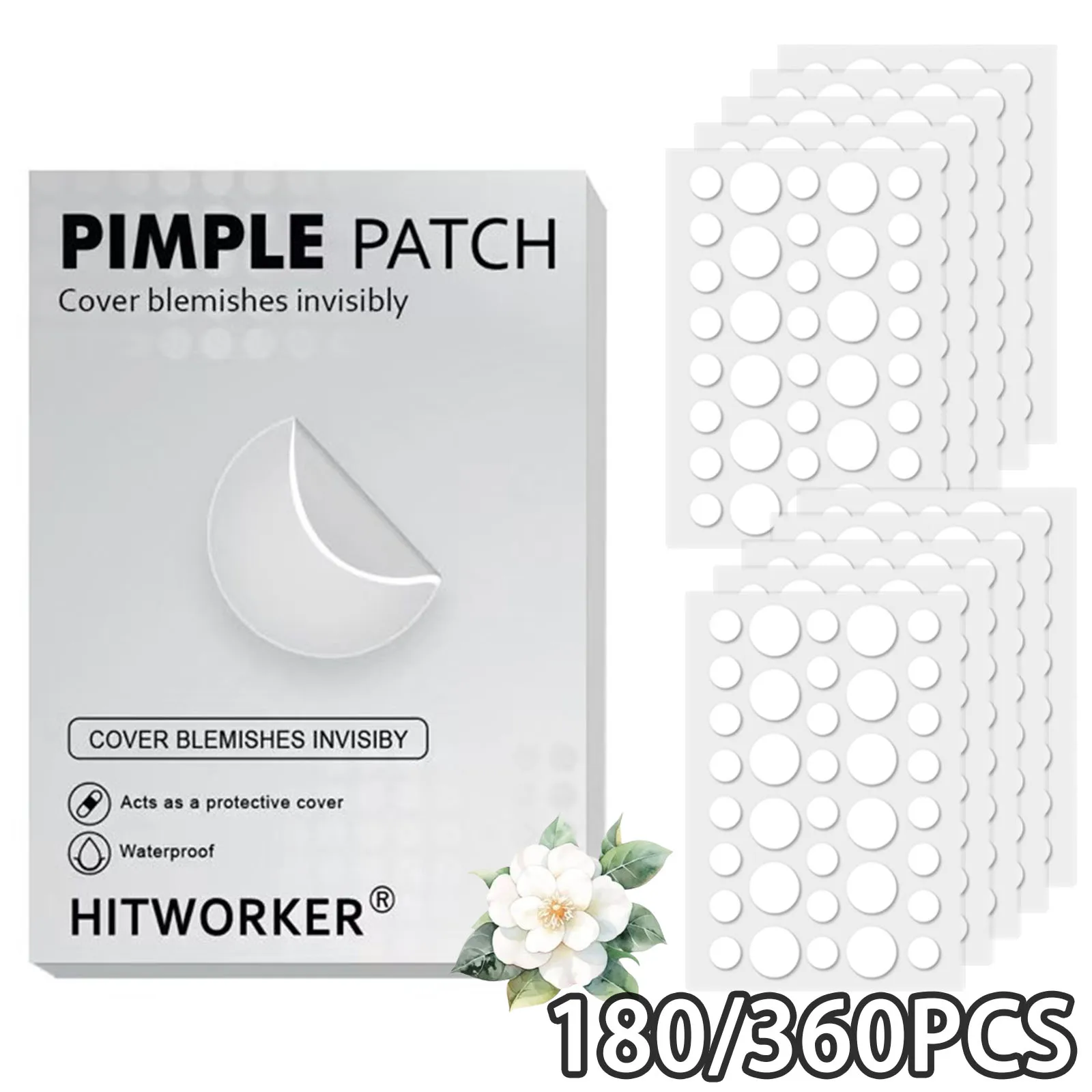 Hydrocolloid acne patch facial cleansing care essence, tool accessory, invisible and waterproof, suitable for all skin types