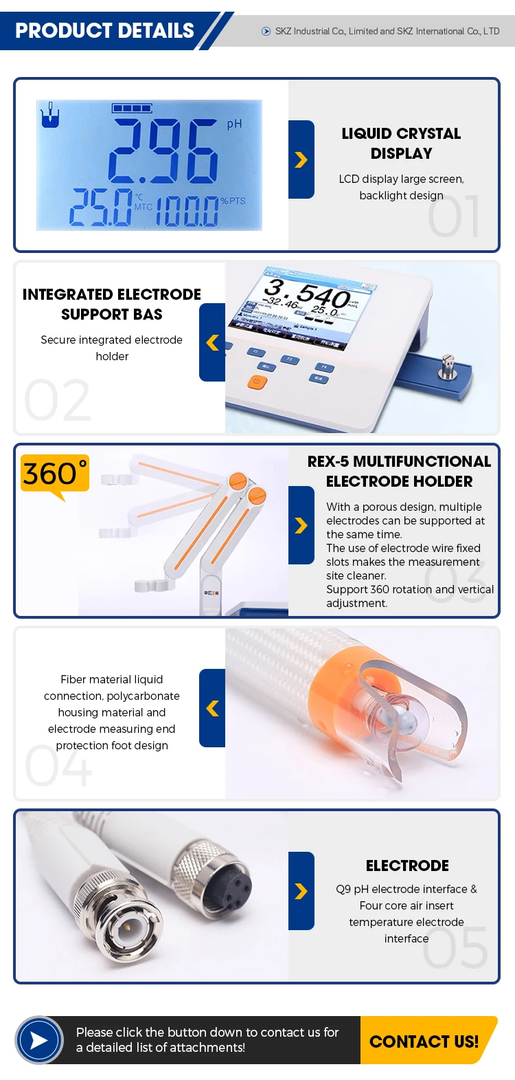 2026PH Series Time-Saving Smart Digital High Precision Digital ph Meter for Industrial Use