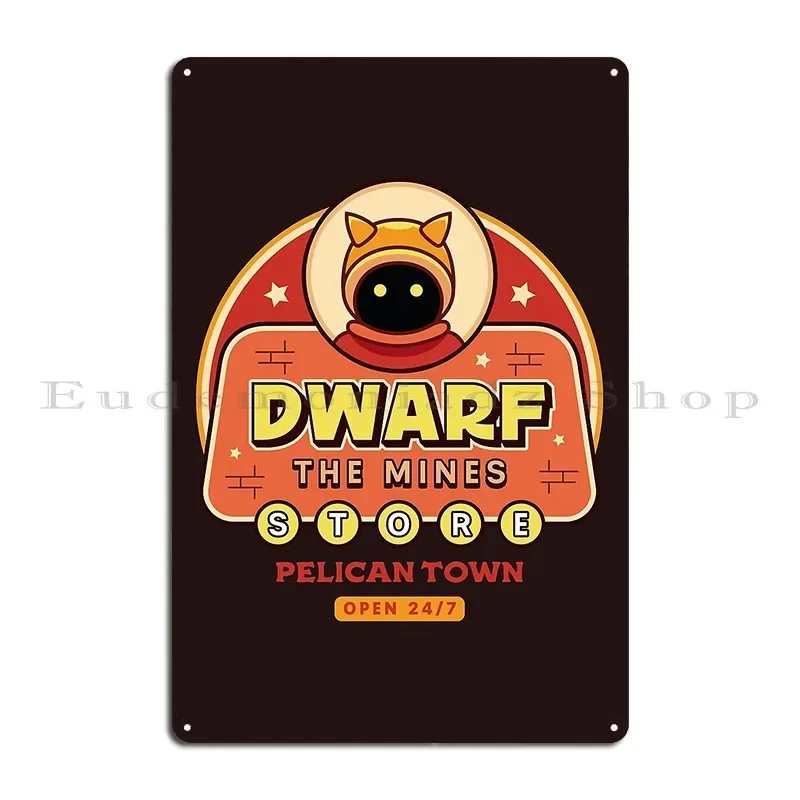 Dwarf The Mines Merchant Lagelantee Metal Sign Cinema Pub Plates Custom Garage Decoration Living Room Tin Sign Poster