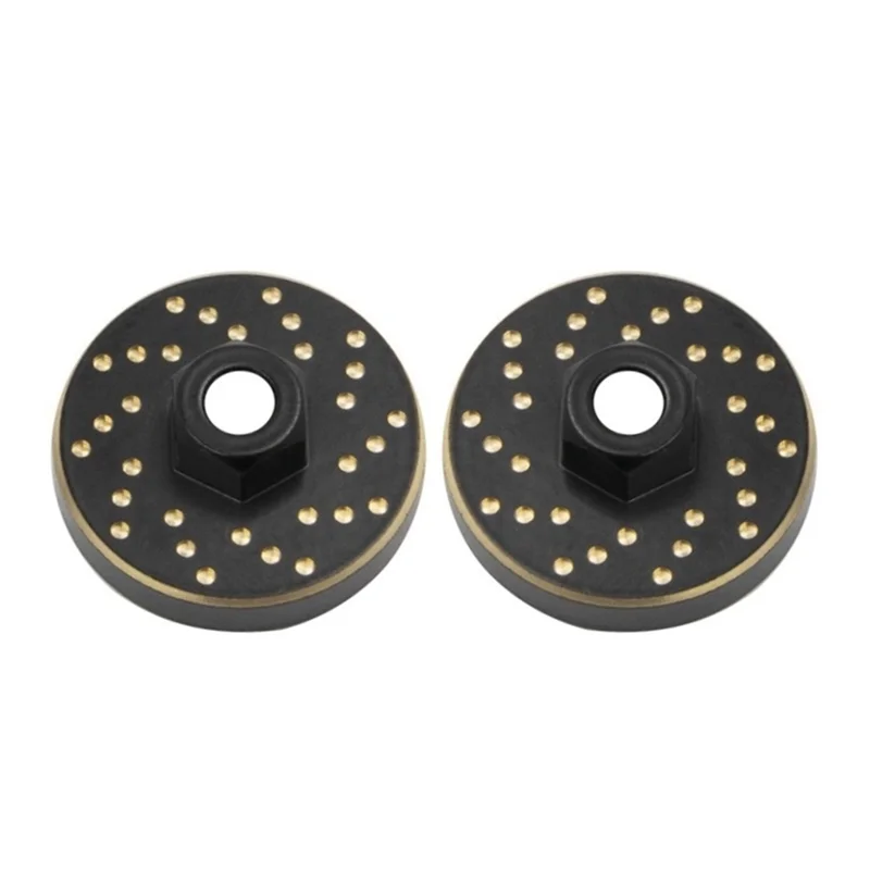 2Pcs Brass Front Axle Wheel Hex Hub Adapter Counterweight for Traxxas TRX4M 1/18 RC Crawler Car Upgrade Parts