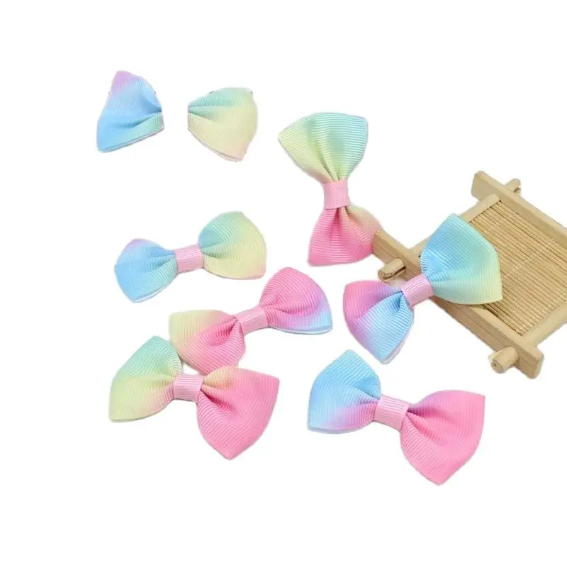 10pcs or 30pcs 35mm-60mm Macaron Ribbon Bows Decorative Bow Ties For Wedding Cardmaking Embellishments Scrapbook