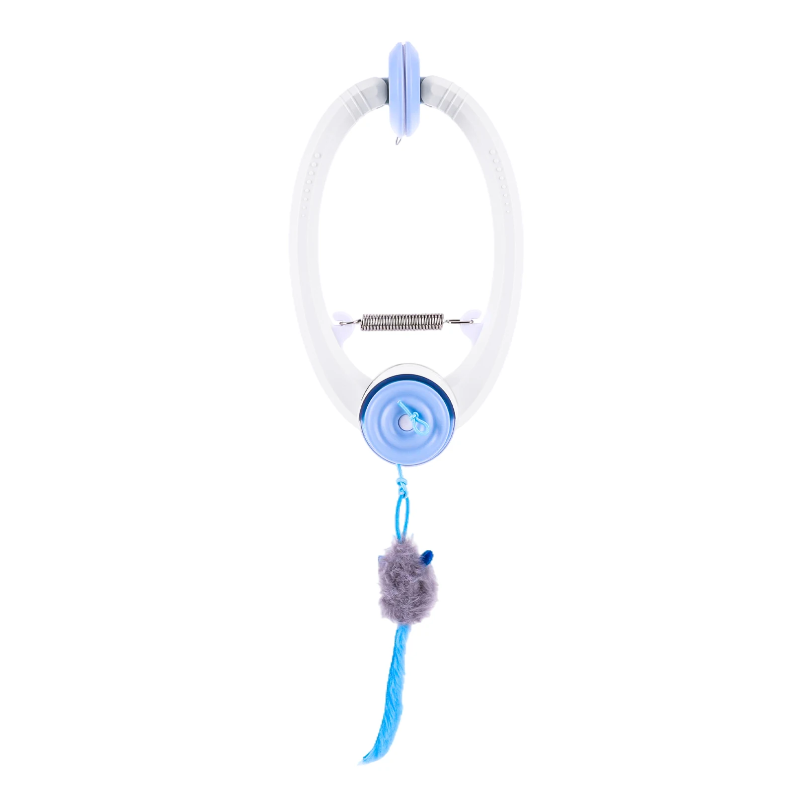 

Интерактивные подвесные игрушки для кошек на дверь с 3 мышками с кошачьей мятой, выдвижные дразнилки для домашних кошек