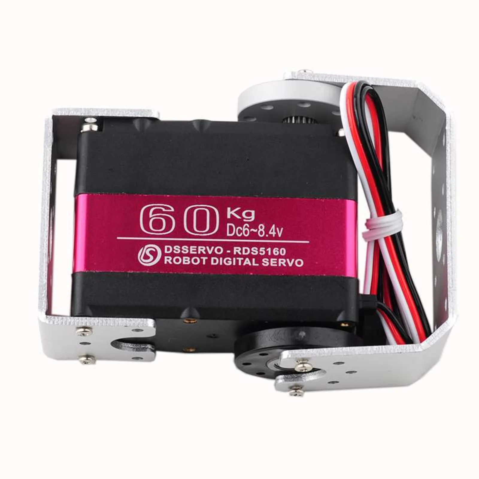 

High Torque Robotic Digital Servo Metal Gear with U Bracket & Mounting Plate IP66 Waterproof for RC Industrial Application