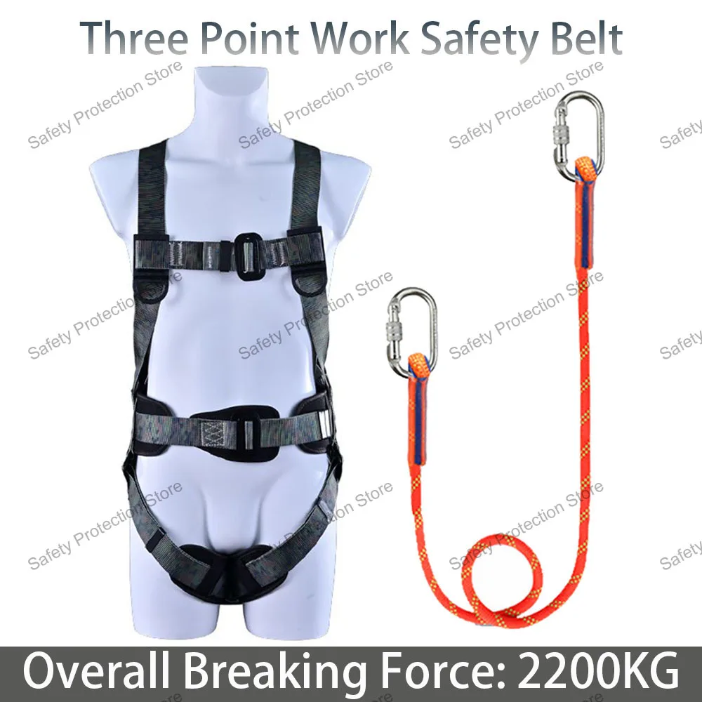 

Five-point High Altitude Work Safety Harness Full Body Safety Belt Outdoor Climbing Training Construction Protective Equipment