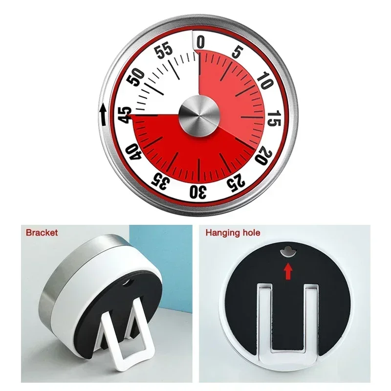 

Kitchen Timer Kitchen Mechanical Timer Student Reminder Timer Child Time Management Magnet with Bracket