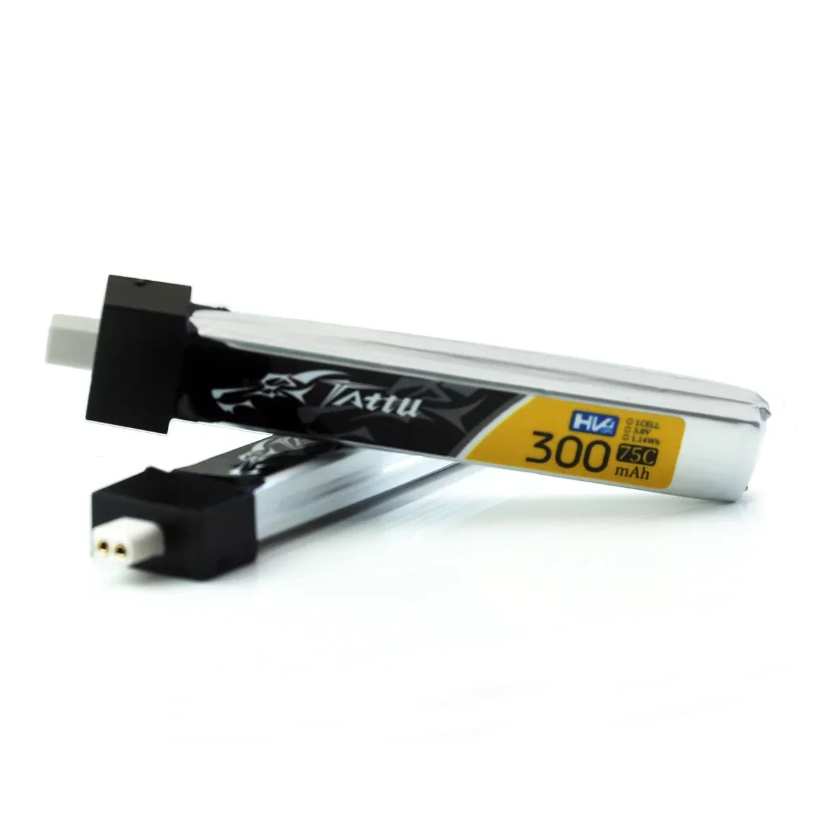 5PCS TATTU 1S 300mAh 3.8V 75C HV 4.35V Lipo Battey With BT2.0 Plug For BETAFPV Ceuts FPV Kit Racing Drone FPV BT2.0 Connector