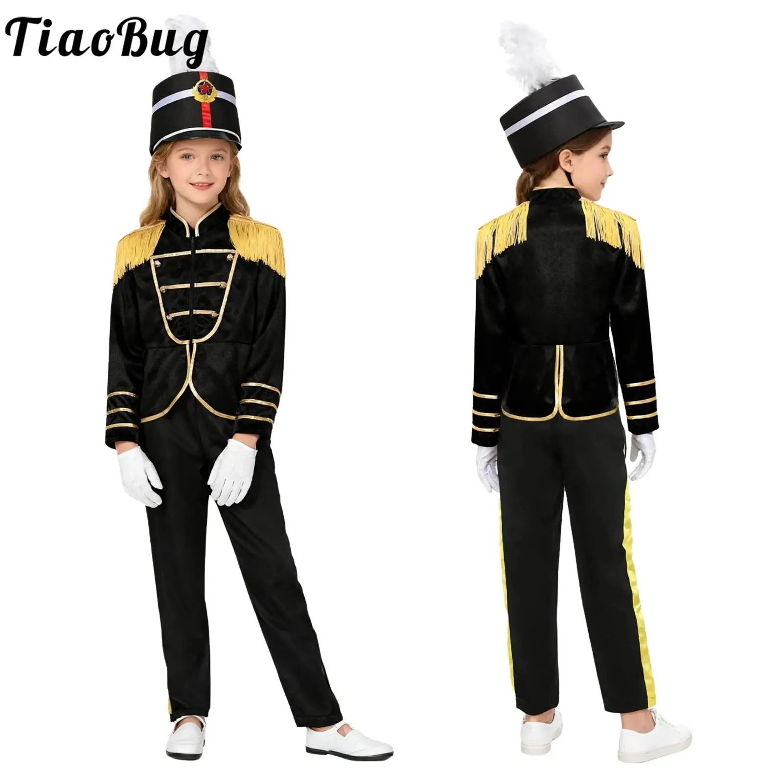 Uniforme majorette infantil para banda y desfiles - imagen 5
