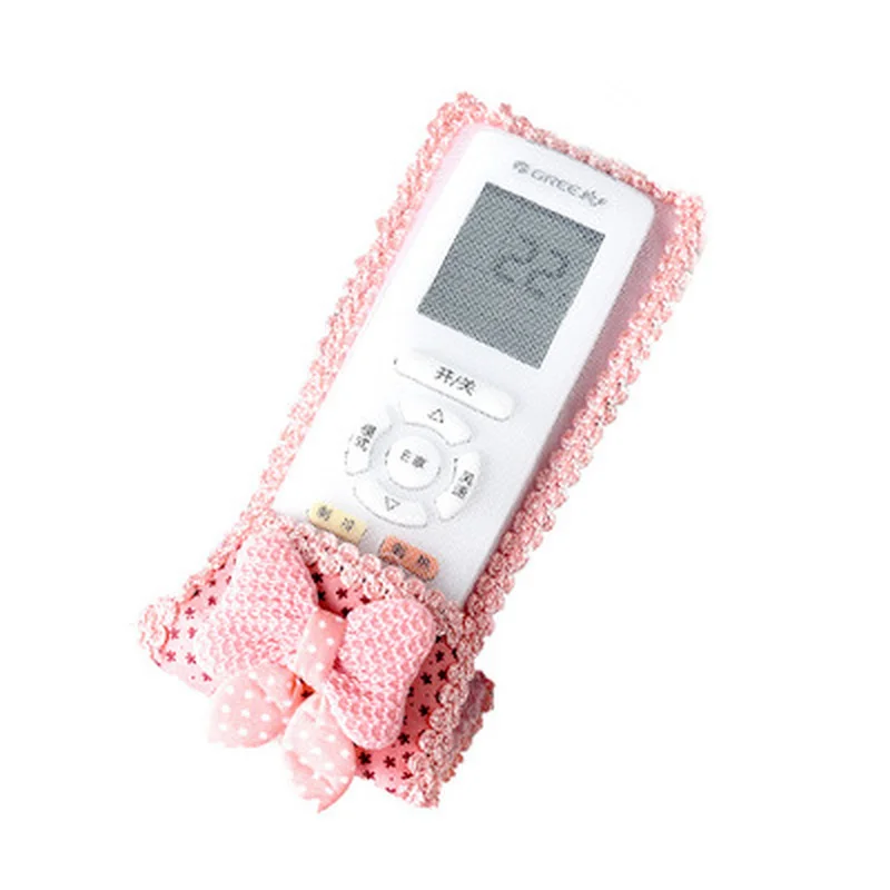 3PCS Cartoon Remote Control Covers Fashion cloth Anti-dust Protective Case for Home Electric appliance Storage Bag organizer