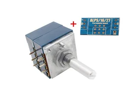 Japan Original ALPS 27 Round Shaft Universal Volume Potentiometer 10KA 20KA 50KA 100KA
