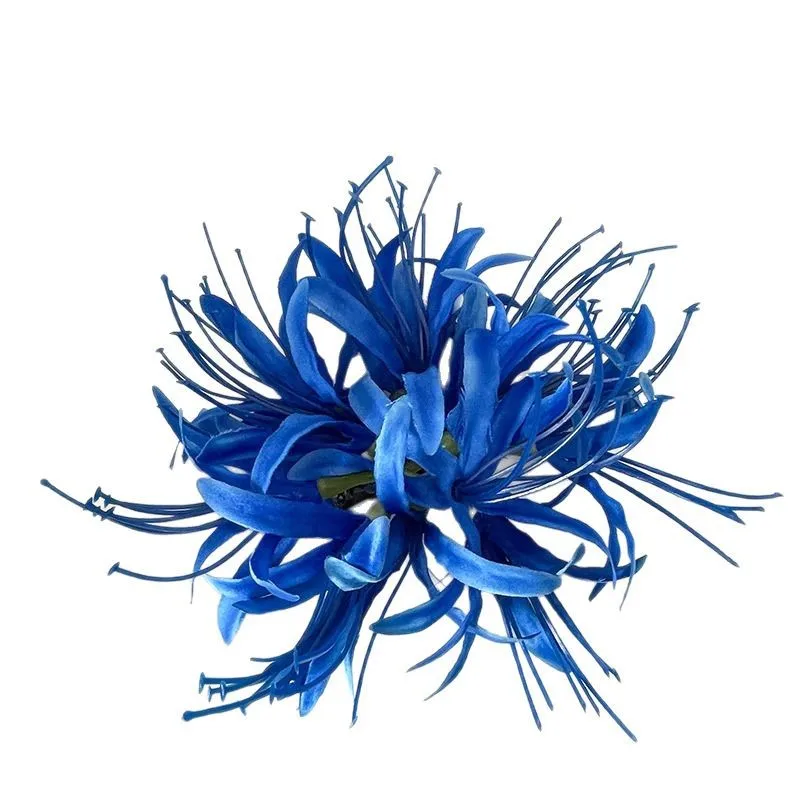 Pince à cheveux de Simulation de fleur de demi-shore, accessoire de cheveux latéral