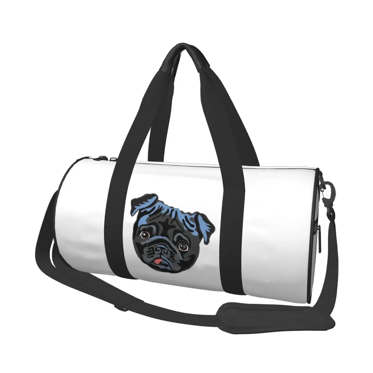 

Большая спортивная сумка Black Pug, многофункциональная дорожная сумка Duffle, сумки для фитнеса