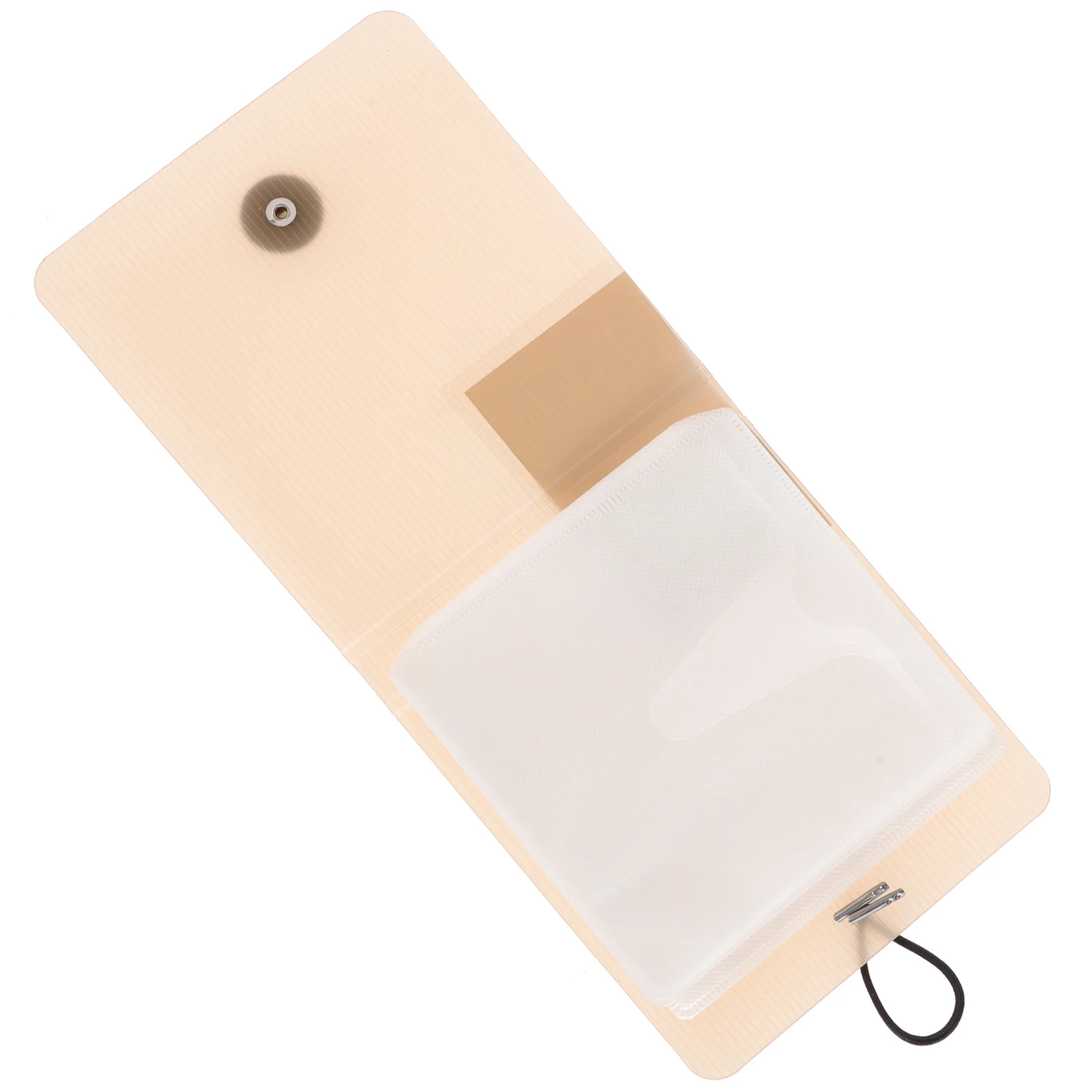 

12 CD Binder Soft Material Storage Case for Home Travel Khaki Protect Scratch Save Space CD Organizer Car DVD Box