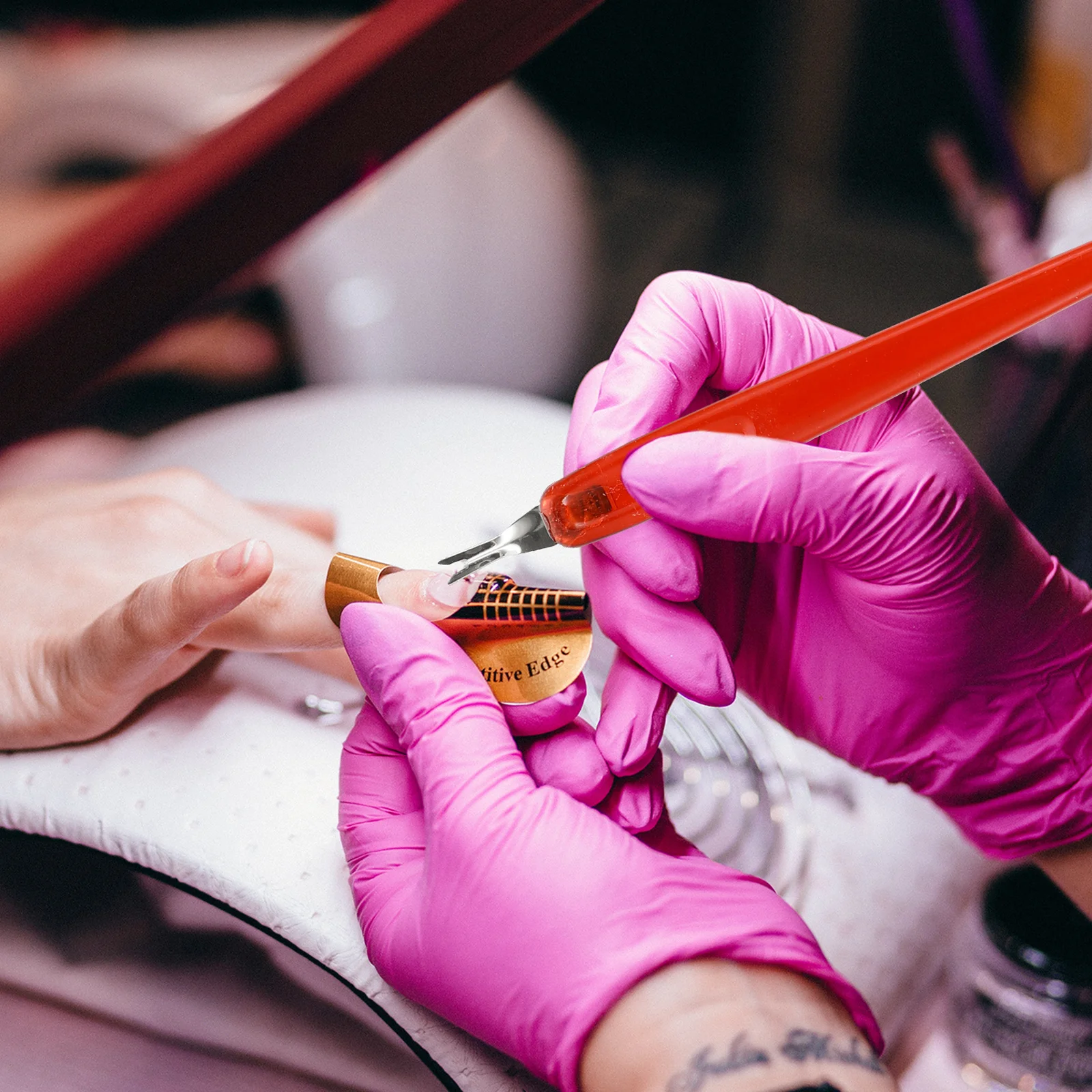 50 قطعة قادين الجلد الميت الضحلة سريعة آمنة المحمولة مسمار كليبرز مانيكير الجلد الميت الشوك مزيلات الجلد الميت مسمار أدوات الرسم