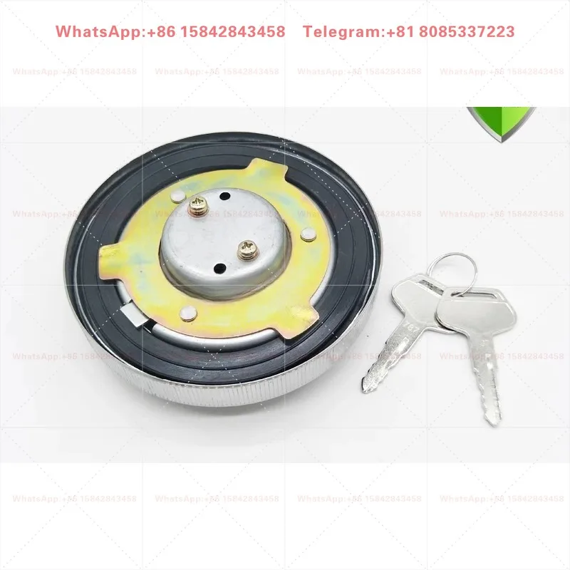 IHI55 60 65 68 80 90 100 Diesel Tank Lid Lock - 3 Slots Anti-theft Tank Lid Accessories-2PCS