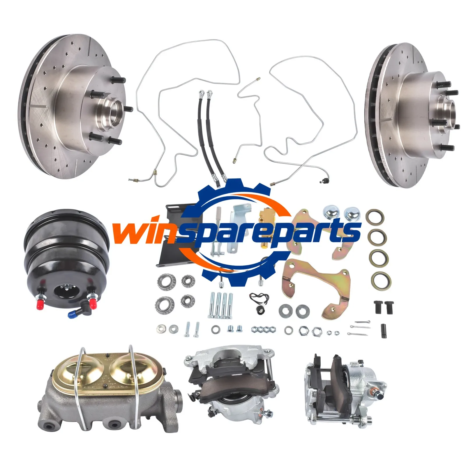 Complete Front Disc Brake Conversion Kit For Chevy Impala Biscayne Bel Air 59-64