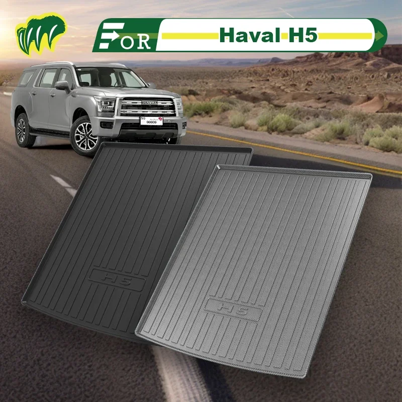 For Haval H5 2023 Custom Fit Car Trunk Mat All Season Cargo Mat 3D Shaped Laser Measured Trunk Protection Liner