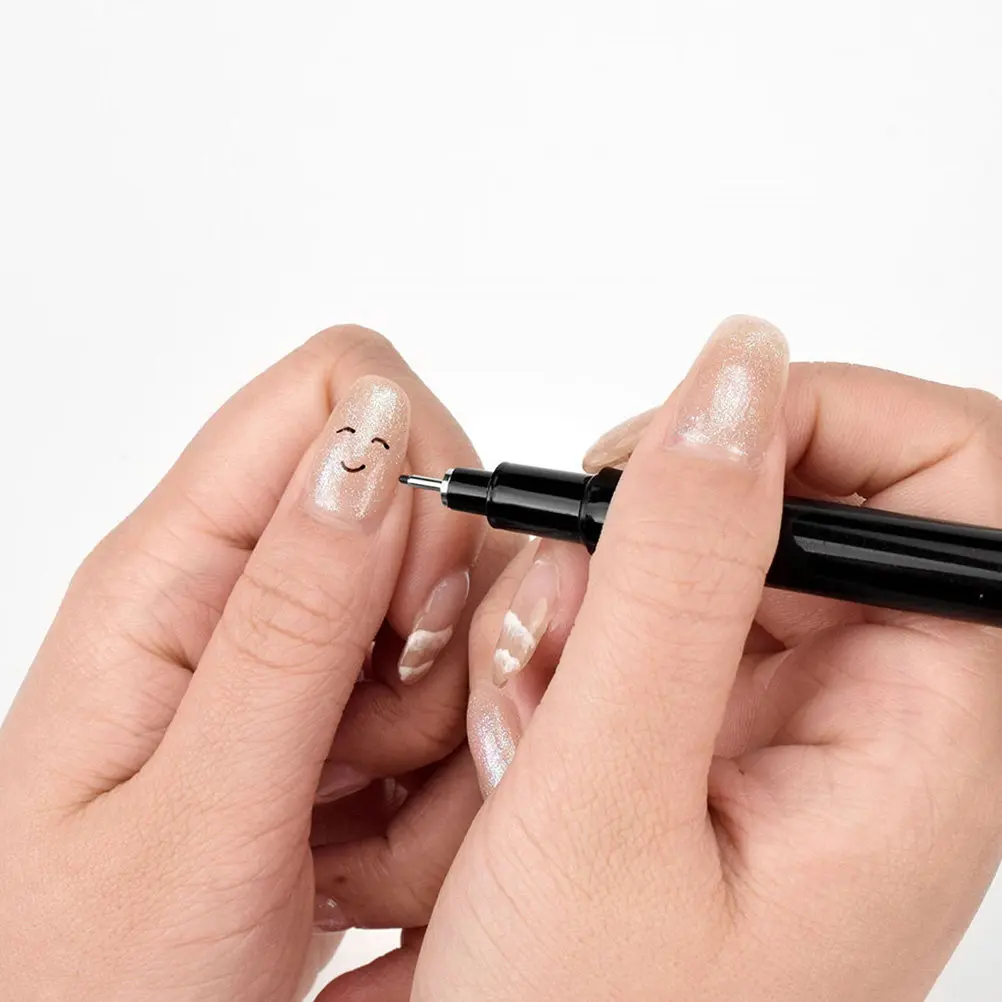 4Pcs Nail Art Pens for Fine Line Drawing – High-Quality Manicure Painting Tools for DIY Home or Salon Use