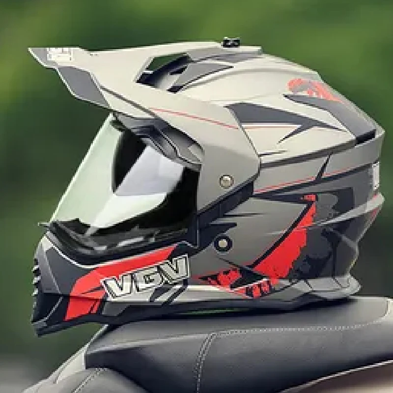 

Motocycle Helmet Men MTB ATV Motocross Cascos Full face Off-Road helmet Dual Lens Capacete Casco moto DOT Certification